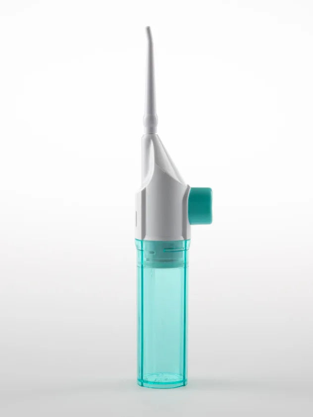 1PC Zahnstocher-Stil Tragbarer manueller Wasserflosser Hochdruck-Munddusche zur Tiefenreinigung von Zahnfleisch und Zahnpflege