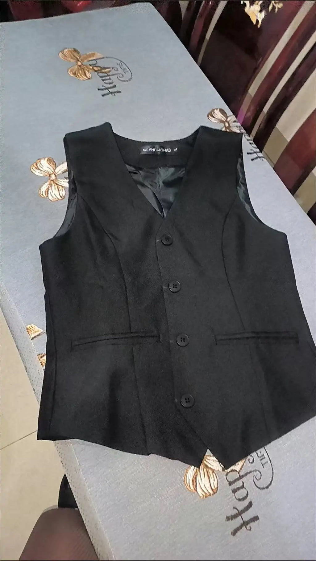 Frühling Sommer Koreanische Mode Weste 2025 Neue Damen Kurze Mode V-Ausschnitt Ärmellose Freizeit Blazer Weste Mäntel Weibliche Oberteile
