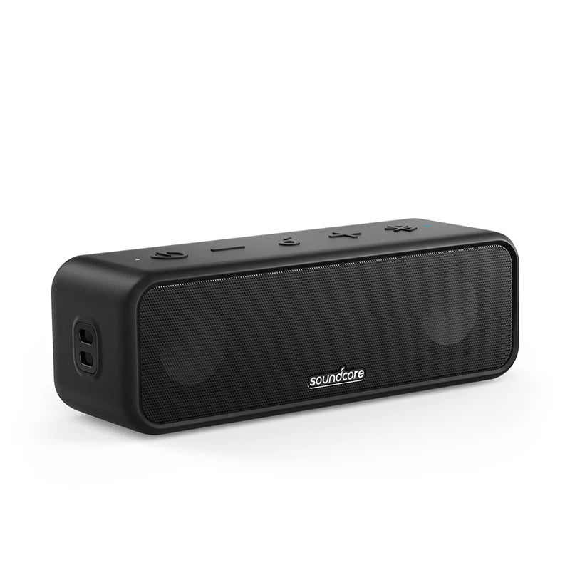 (EU Lager) Soundcore 3 von Anker, Bluetooth 5.0 Lautsprecher, 24 Std. Spielzeit, IPX7 wasserdicht, Stereo-Sound mit Titanmembran, Bas