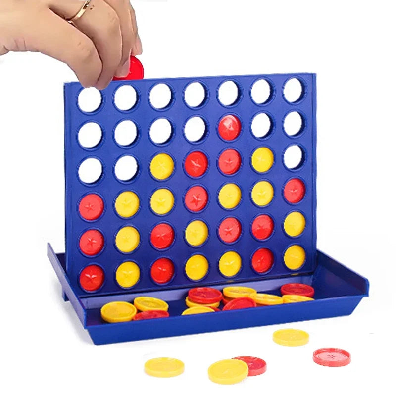 Vier-Gewinnt-Bingo-Schach-Verbindungs-Klassiker-Familienbrettspiel-Spielzeug-Spaß-Lernspielzeug für Kinder-Unterhaltungsspiel