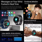 Neue genaue EKG-Smartwatch, Blutfettwerte, Fünf-Organe-Gesundheitscheck, Körpertemperatur, BT-Anruf, Sport-Smartwatches für Herren 2026