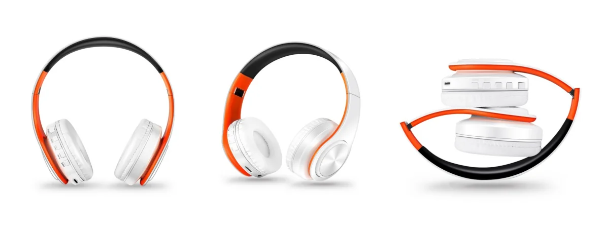 Herren Geschenk Gold Wireless Kopfhörer Bluetooth Kopfhörer Stereo Headset Spiel mit eingebautem Mikrofon, universell für Android und iOS