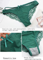 DaiNaFang Sexy BH-Set Grün Schwarz Beige Rot Weiß Lila Spitze Schleife Blumen Unterwäsche für Damen Übergröße Dessous