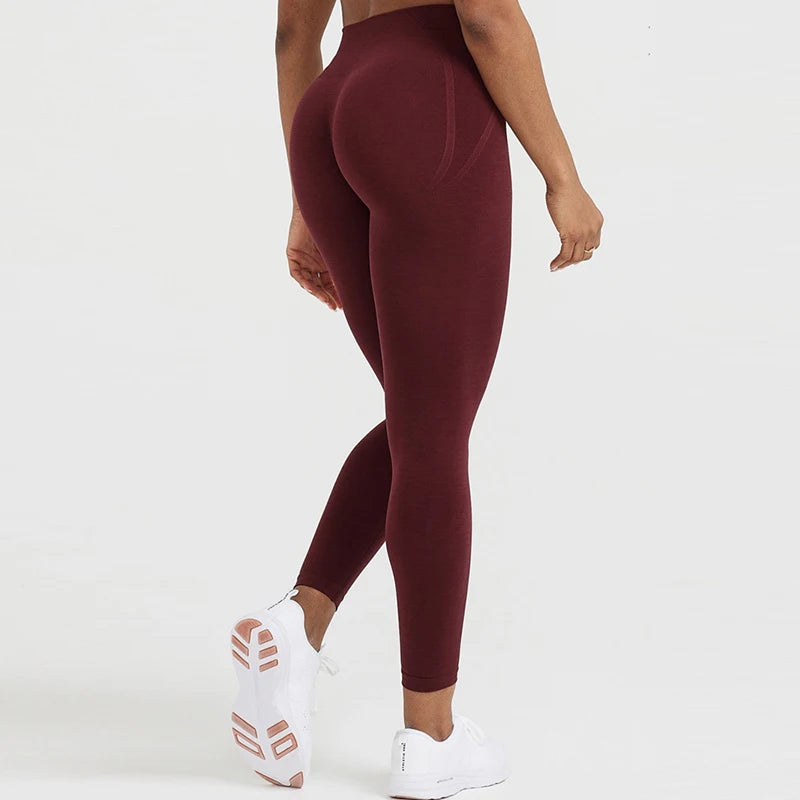 Amplify Mühelose Leggings für Damen, Push-Up-Booty-Leggings, Scrunch Butt, Stretch-Workout-Gym-Tights, Fitness, nahtlose Yogahosen