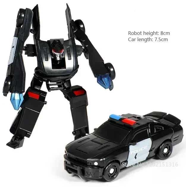 Kinder Spielzeug Mini Verwandlungs-Roboter-Kit Spielzeugmodelle 2-in-1 verformtes Auto Spielzeug Roboter Spielzeug für Kinder Geschenk Actionfigur