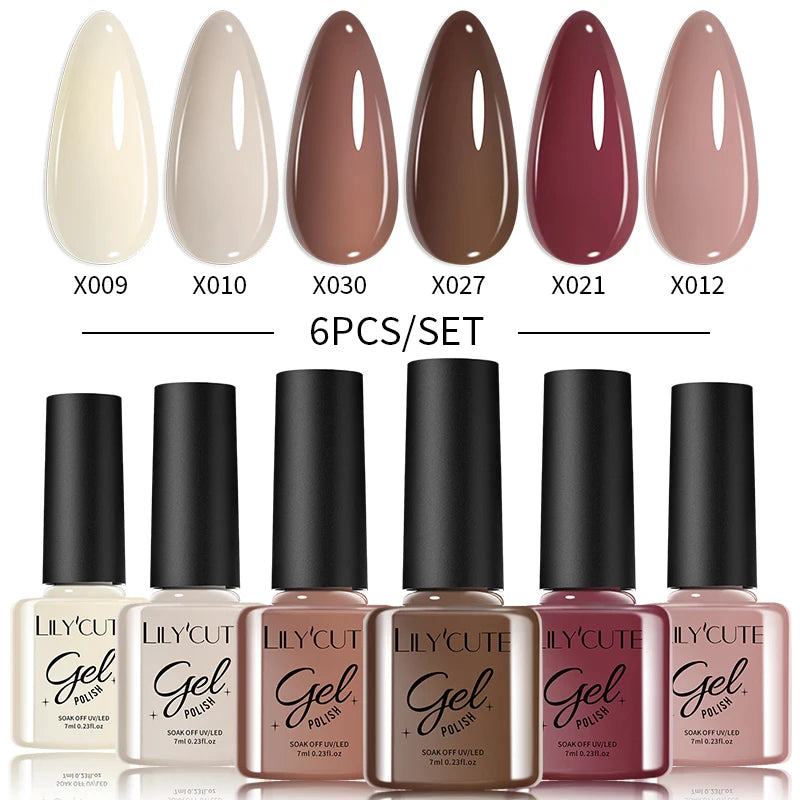 LILYCUTE Nagelgel-Politur-Set, Rosa Grün, Frühling, DIY-Nagelkunst-Design, lang anhaltend, Soak Off UV Gel, Maniküre, Malgel, Vernis-Kit