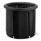 SucceBuy Eisbadewanne Kaltwassertherapie Tauchbecken für Sportler Outdoor Eiswanne Tauchbecken Aufblasbare Faltenbadewanne