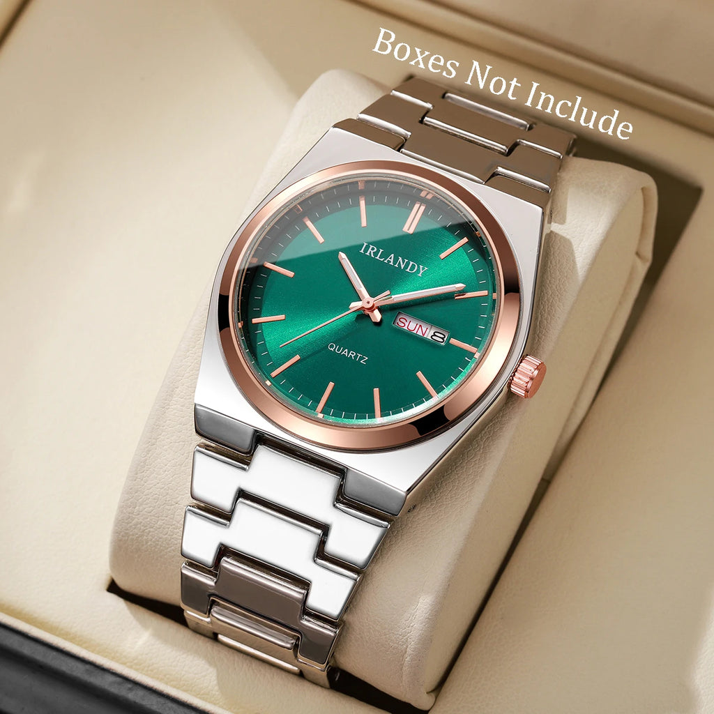 Luxus-Herren-Business-Uhren Kalender Quarz-Armbanduhren Für Herren Uhr Reloj Hombre (Ohne Box)