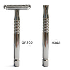 Shavcooo Glide Pro 4D Edelstahl Sicherheitsrasierer Umweltfreundlicher Dual-Halb-Rasierer für Herren und Damen Geschenkset mit Reiseetui