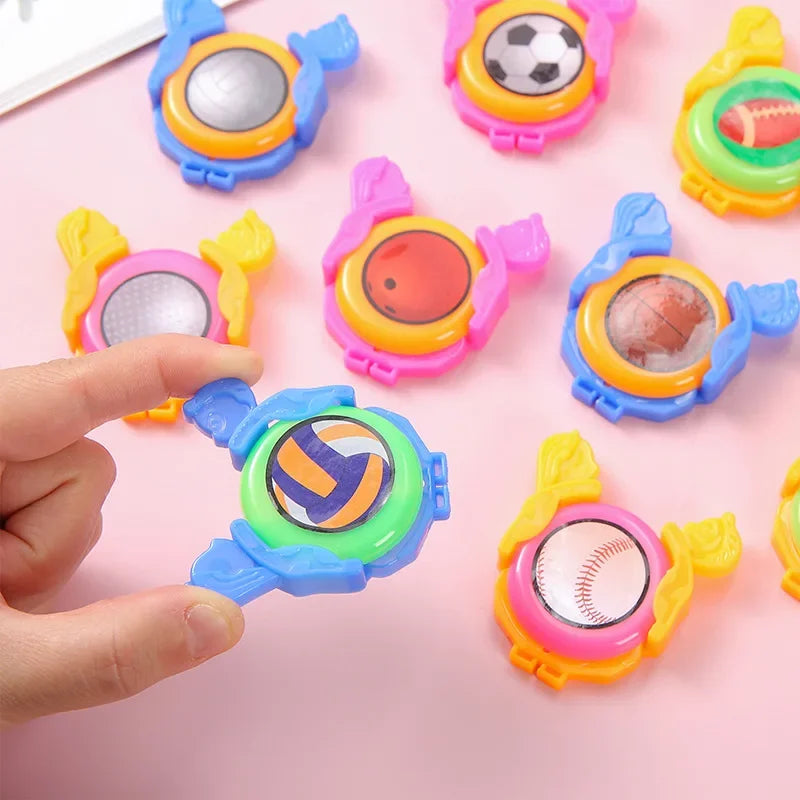 5/10 Stk. Mini Fliegende Untertasse Handheld UFO Katapult Spielzeug für Kinder Geburtstagsfeier Gastgeschenke Schulbrettspiel Hauptbild
