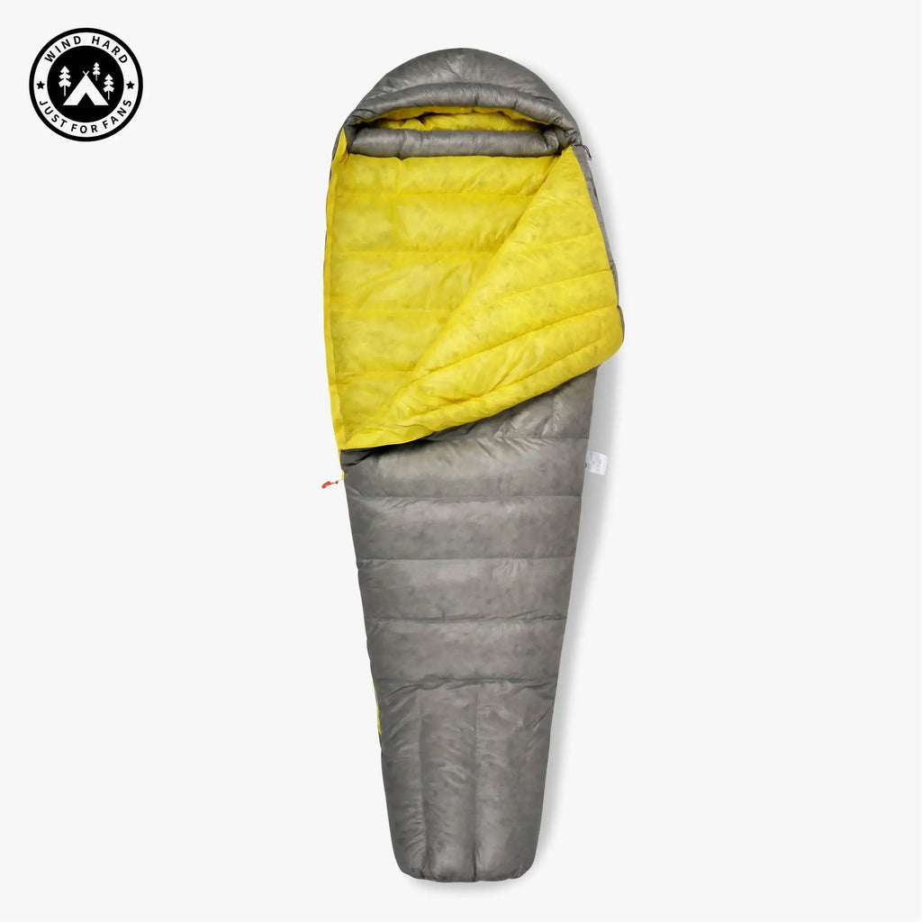 AEGISMAX Wind Hard Dusk Upgrade 7D Nylon DWR 800FP Ultra Dry Daune Pro Ultraleichter Schlafsack für Camping und Wandern für Damen und Herren