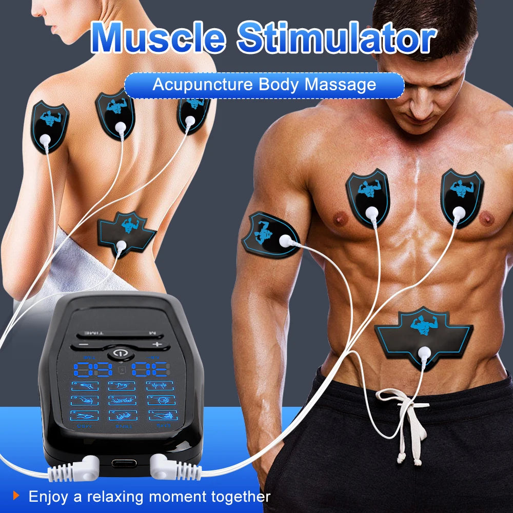 Physiotherapie Tens Muskelstimulator Elektrischer Ems Akupunktur Körpermassage Digitale Therapie Abnehmgerät Elektrostimulator