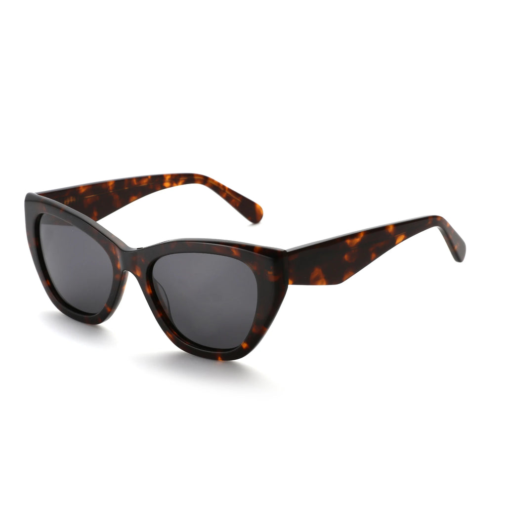 ZENOTTIC Polarisierte Sonnenbrille Damen Cat-Eye: Trendige Cateye Sonnenbrille für Damen - Süße Sonnenbrille UV400 Schutz