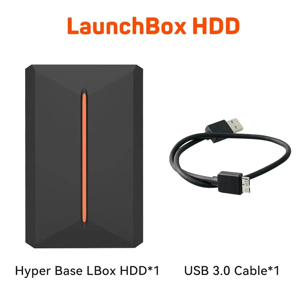 3760+ 3D/AAA Spiele für PS4/PS3/PS2/Switch/WII/WIIU/N64/DC Etc. Tragbare 500GB Launchbox Externe Gaming-Festplatte für Windows PC