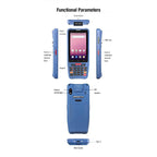 IP67 4 Zoll wasserdichter robuster Industrie-PDA Handheld Android PDA Tragbares Datenterminal NFC Datensammler für Inventur