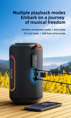 ZEALOT_MP1 Tragbarer Bluetooth-Lautsprecher 60W StormBox Blast Outdoor Wireless Lautsprecher IPX6 Wasserdichter Party Camping Lautsprecher 12H ZEAL
