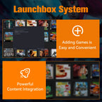 Launchbox 500GB Gaming-Festplatte, tragbare Gaming HDD mit über 3700 PC-/3D-Spielen für PS4/PS3/PS2/Wii/WiiU/Switch Spielekonsolen für PC