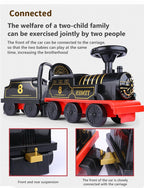 Kinder Zug Reitspielzeug Eisenbahn Klassisches Elektromodell Kann Einen Kleinen Zug Schienenwagen Transportieren Kinder Baby Lauflernwagen Spielzeug Jungen