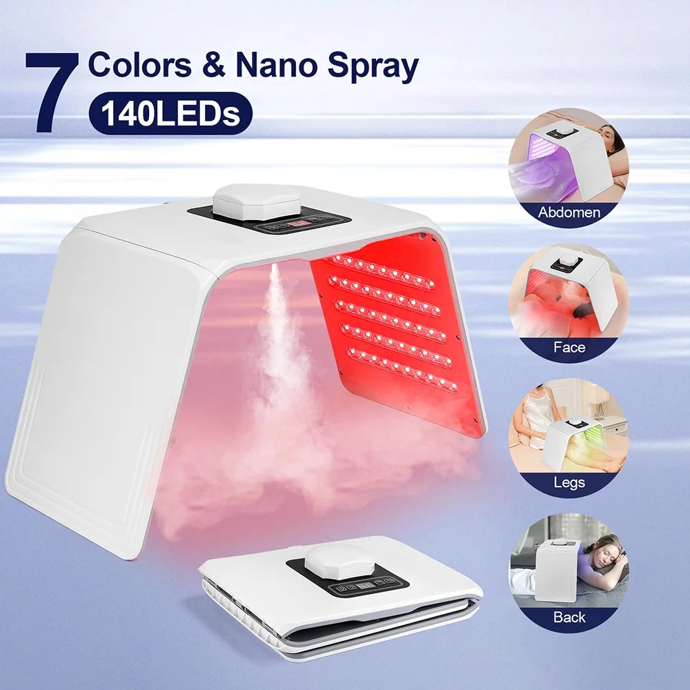 7 Colors LED Photon Machine SPA Facial Spray Device Skin Rejuvenation Light Facial Lifting Whitening Body Beauty Machines