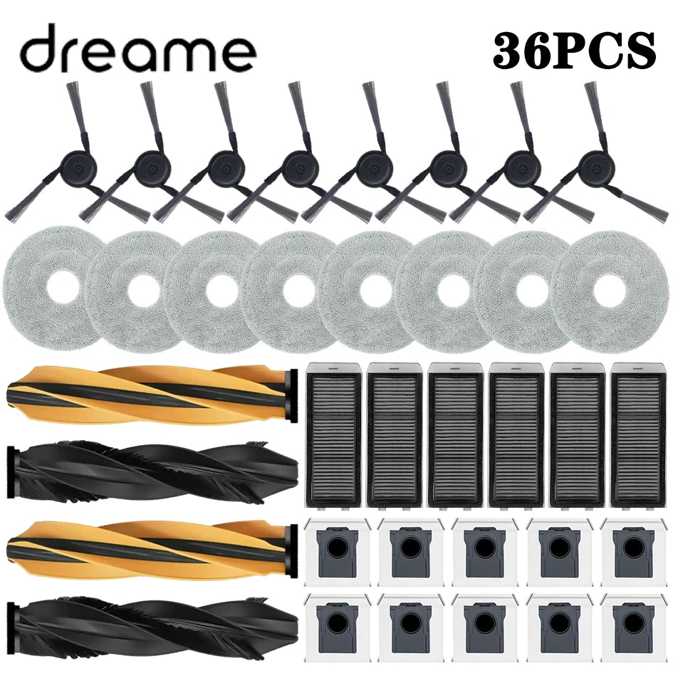 Dreame X50 Ultra/X50 Master/L50 Pro Ultra/L40S Pro Ultra/L40s Ultra/MOVA V50 Ultra Ersatzteile Hauptbürste Filter Mopptuch Staubbeutel