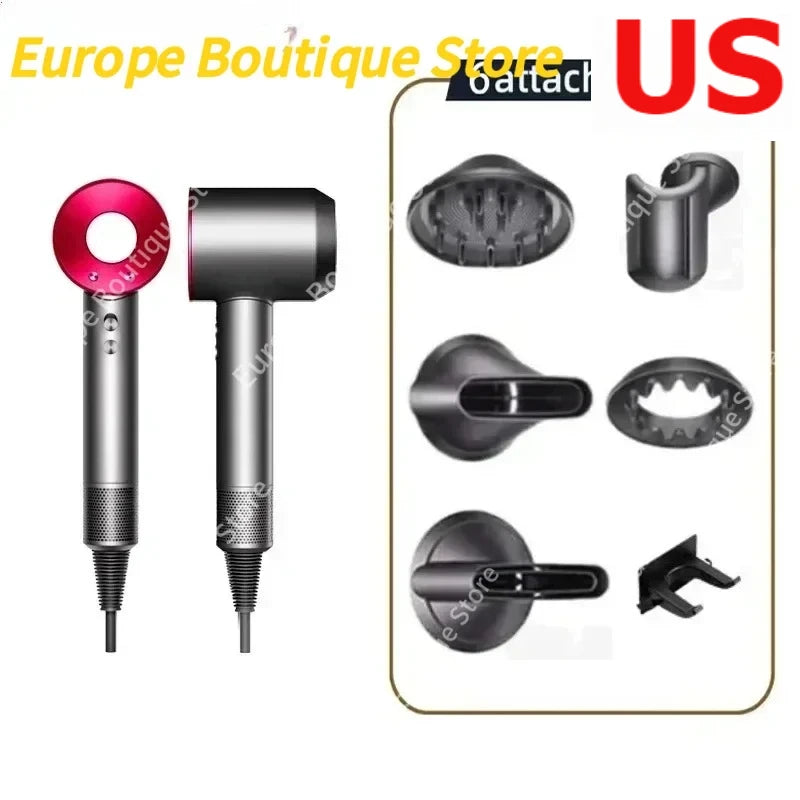New Super Hair Dryer 220V Leafless Hair Dryer Personal Hair Care Styling Negative Ion Tool Schedule Negative Ion Electric Dryer