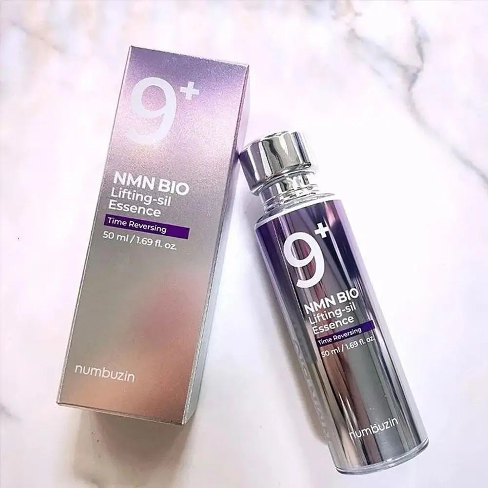 Korea Numbuzin NO.9 NAD+ BIO Skincare Set - Lifting-sil Full Face Mask, NMN BIO Time Reversing Essence, Retinol Eye Cream