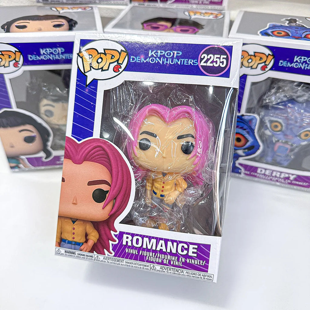 Funko POP KPOP Hexenjäger-Gruppe Trendiges Handheld-Büroperipherie-Spielzeug-Cartoon-Modell-Ornamente Jungen-Geburtstagsgeschenk