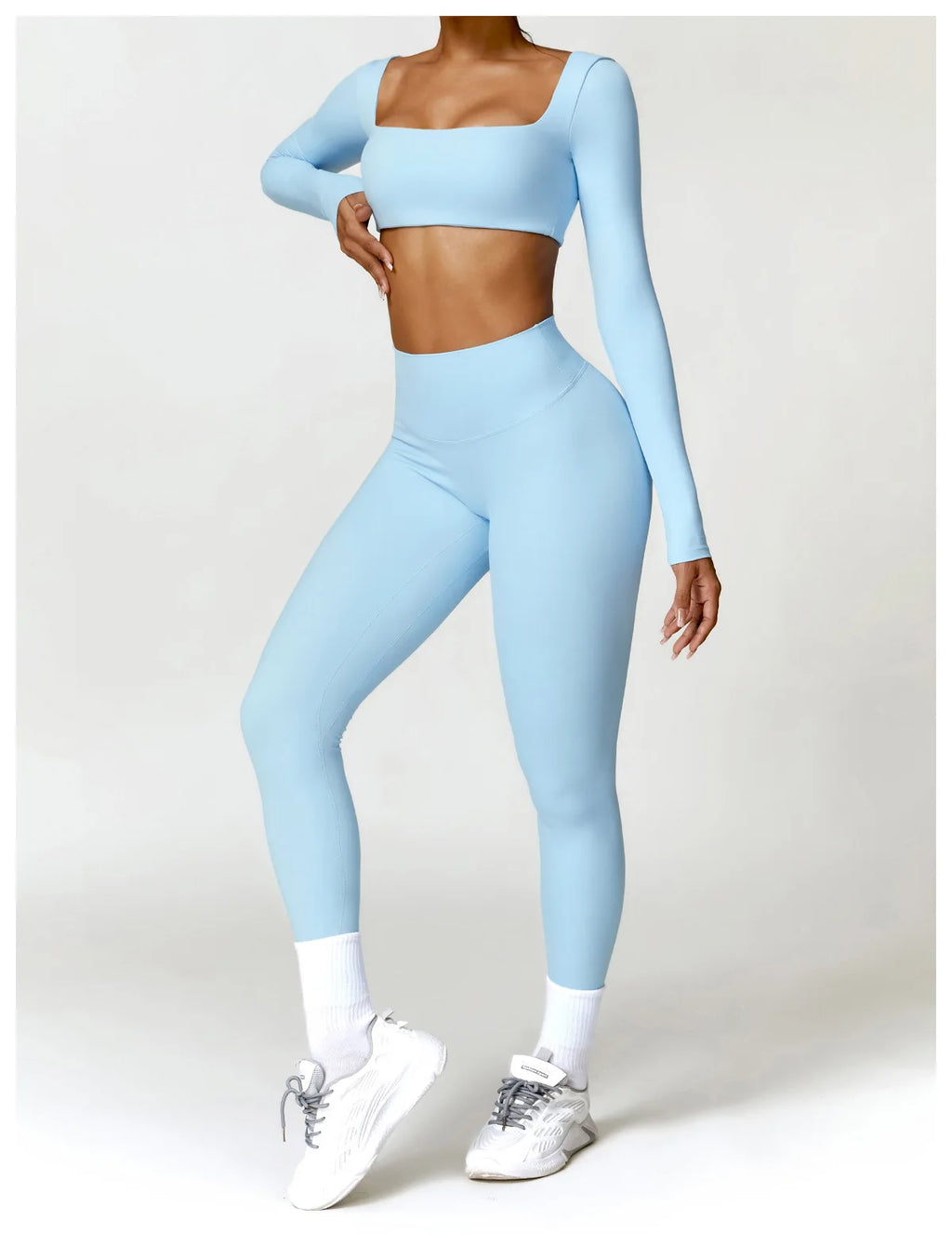 Neue Sommer High Waist Sport Leggings Damen Stretch Gymnastikhose Damen Lauf-Workout-Leggings Weibliche weiche Strumpfhose Push Up Yoga Hose