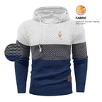 Herren Pullover Frühling Neu Sportlich Warm Figurbetont Gestrickt Pullover Hoodie Kordelzug Hoodies Freizeit Sweatshirt US Größe