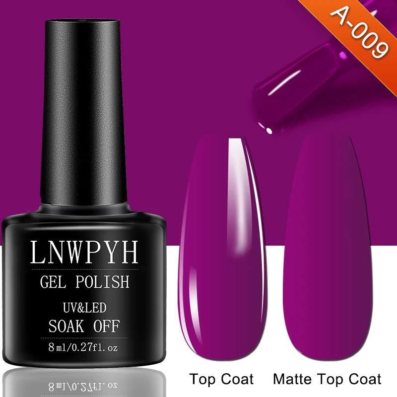 Gel-Nagellack-Kit, professionelles Nagelgel-Kit mit Nageltrockner, Soak-Off-Nagellack-Kit, Unterlack, Überlack, Maniküre-Werkzeug-Set