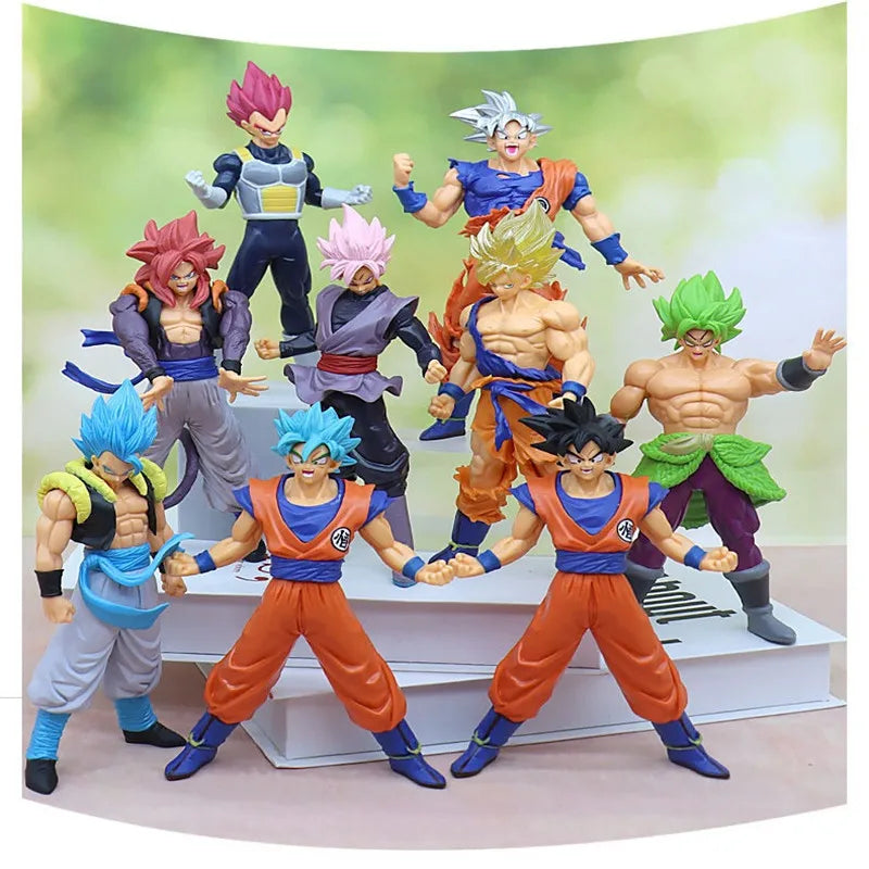 Dragon Ball Z Super Saiyajin Anime-Figur Modell Gillen Rose Goku Broly Vegeta Ultra Instinct DBZ Actionfiguren Sammlerstück Spielzeug