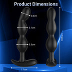APP Bluetooth Analdildo Vibrator für Herren Prostata-Massagegerät Drahtloser Remote Buttplug Vibrierendes Sexspielzeug für Erwachsene für Frauen, Männer, Homosexuelle