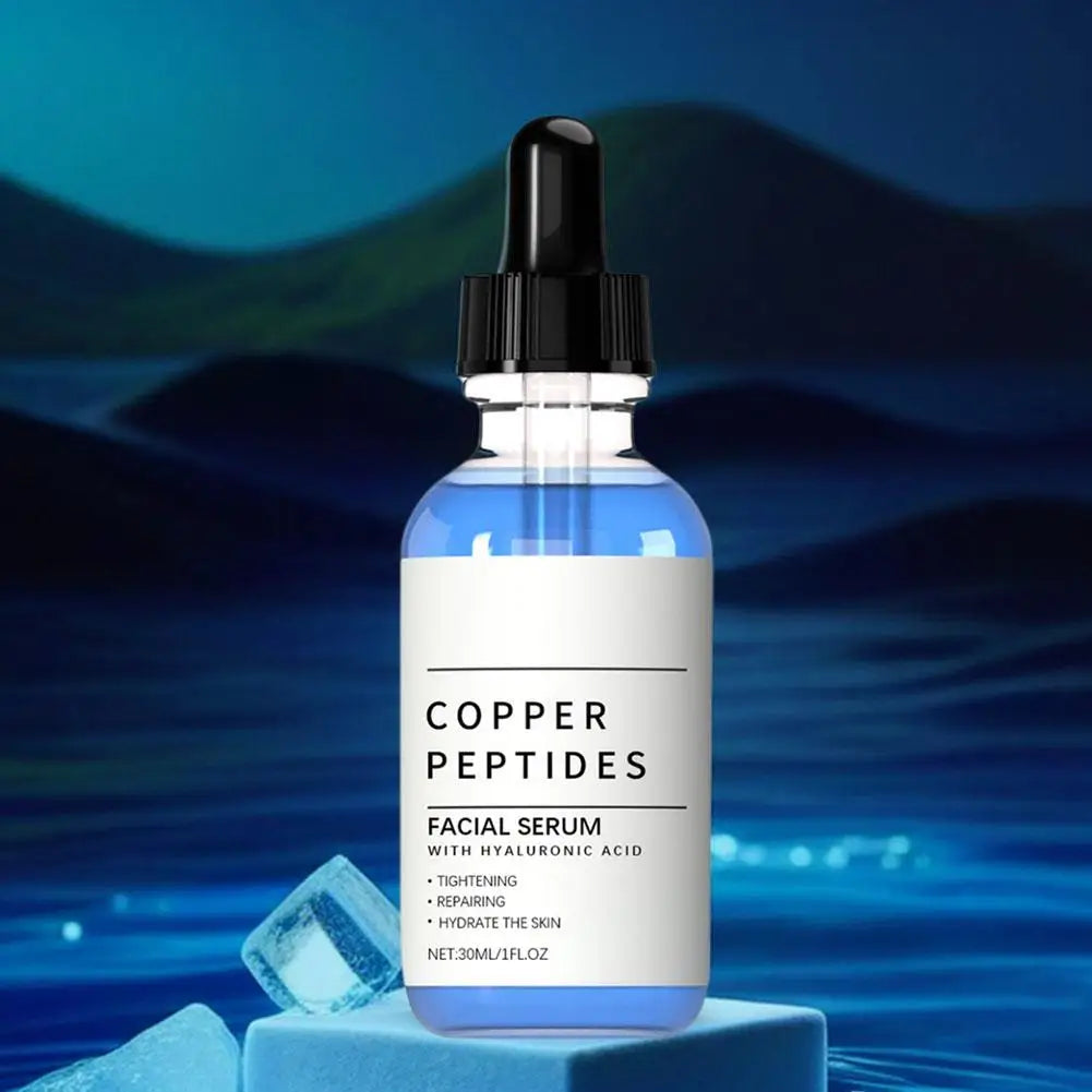 Kupferpeptid-Serum Anti-Falten-Entferner Antioxidans Hautstraffend Barriere-Reparatur Tiefe Hydration Hyaluronsäure-Gesichtsserum