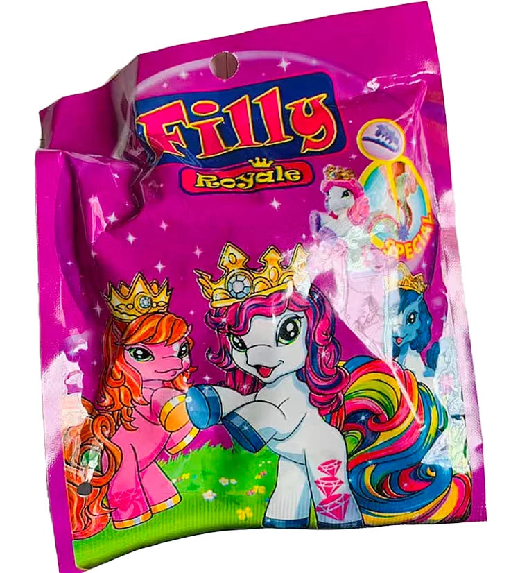 Filly Pony Doll Toy Flocking Stars Butterfly Cute Action Figure Collectible Blind Bags Children Birthday Gifts