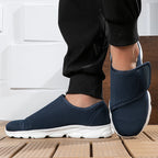 Neue lässige orthopädische Schuhe für weite Füße, geschwollene Füße, Daumenballen, regulierbare weiche bequeme Diabetiker-Gehschuhe