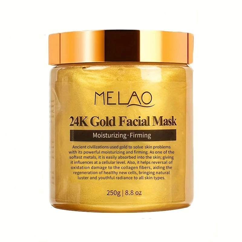 MELAO 24K Gold Gesichtsmaske Beauty Facemask Hautentfernende Frankreich Goldene Kollagen Gesichts-Feuchtigkeitsmasken