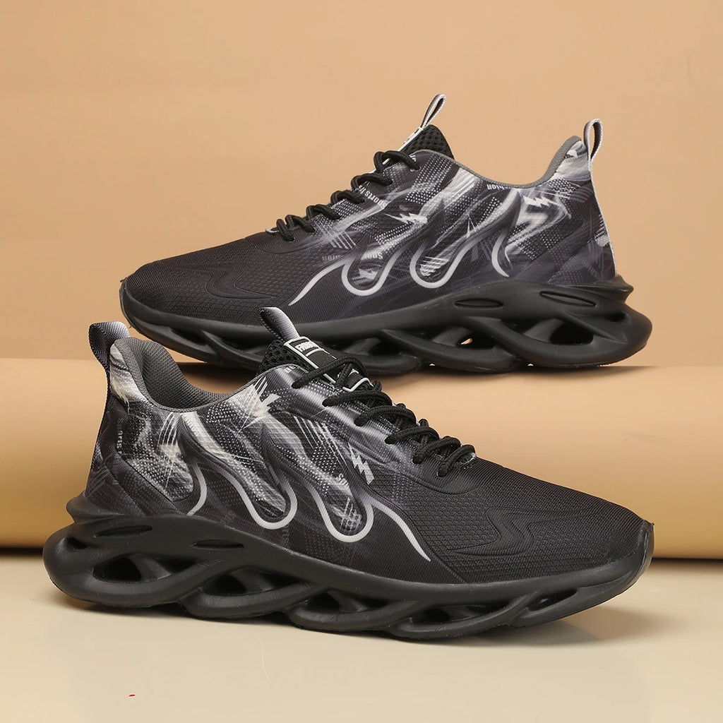 2025 Unisex Laufschuhe Herren Damen Leichte Mesh Atmungsaktive Bequeme Flache Weiche Tennisschuhe Sommer Schnürsneaker Herren