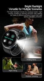 Neue genaue EKG-Smartwatch, Blutfettwerte, Fünf-Organe-Gesundheitscheck, Körpertemperatur, BT-Anruf, Sport-Smartwatches für Herren 2026