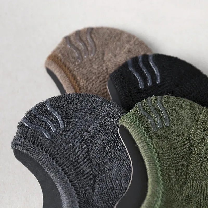 5 Paar Herren Baumwoll Kurzsocken Hochwertige Crew Ankle Casual Weiche Rutschfeste Atmungsaktive Low-Cut Sommer Herbst Socken für Herren