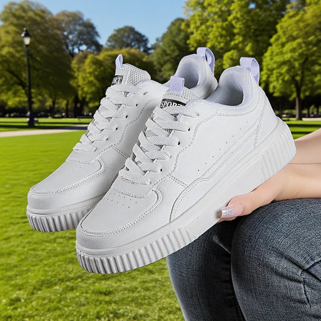 Mode Frauen Freizeitschuhe Atmungsaktive Walkingschuhe Flache Schuhe Sneaker Weiß Damen-Schuhe Sport Laufen Outdoor Walking Für Herren