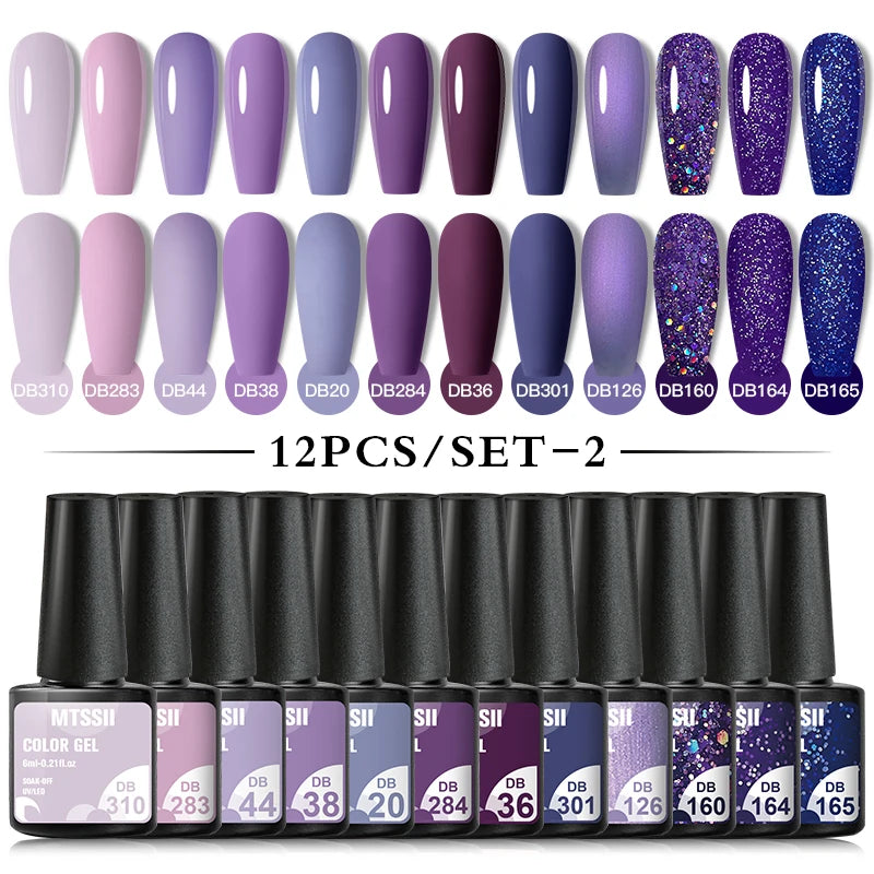 10/12PCS/SET Katze Magnetisches Gel Nagellack Set 9D Reflektierendes Glitzer Gel Halbpermanentes UV Gel Soak Off Funkelndes Nagelkunst Kits