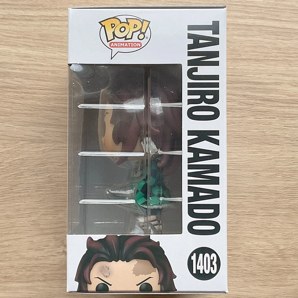 Funko POP Original Echtes Demon Slayer Anime Figur Tanjiro Kamado 1403 Actionfigur Spielzeug für Jungen Mädchen Geschenkmodell