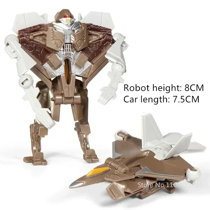 Kinder Spielzeug Mini Verwandlungs-Roboter-Kit Spielzeugmodelle 2-in-1 verformtes Auto Spielzeug Roboter Spielzeug für Kinder Geschenk Actionfigur