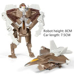 Kinder Spielzeug Mini Verwandlungs-Roboter-Kit Spielzeugmodelle 2-in-1 verformtes Auto Spielzeug Roboter Spielzeug für Kinder Geschenk Actionfigur