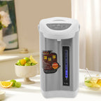 4L elektrischer Wasserkocher & Wärmer, 750W Edelstahl Heißwasserspender mit 3 Ausgabemodi, 90°C Warmhaltefunktion
