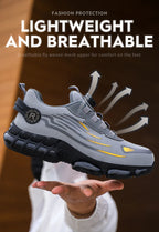 Unzerstörbare Stahlkappen-Sicherheitsschuhe Rutschfeste Abriebfeste Arbeitsschuhe Herren Robuster Bequemer Sneaker