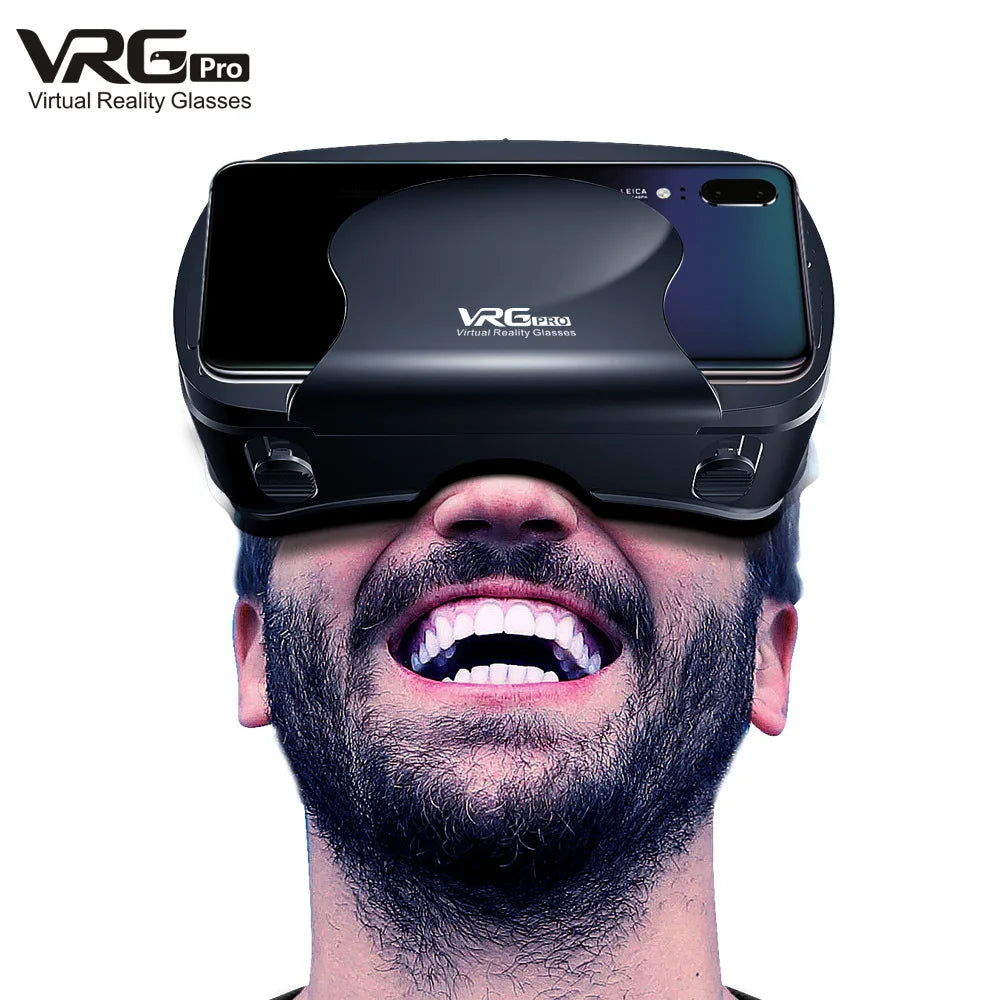Virtual Reality 3D VR Headset Smart Glasses Helm für Smartphones Handy Mobile 7 Zoll Linsen Fernglas Brille Geräte