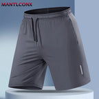 Gym Shorts Herren Sommer Schnelltrocknende Trainingsshorts Fitness Kordelzug Leichte Kurze Jogginghose Männer Workout Bottoms Laufsportbekleidung