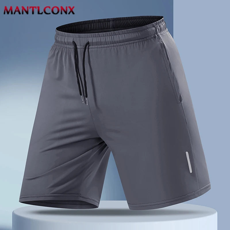 Gym Shorts Herren Sommer Schnelltrocknende Trainingsshorts Fitness Kordelzug Leichte Kurze Jogginghose Männer Workout Bottoms Laufsportbekleidung