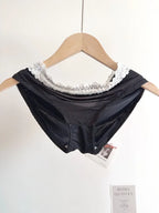 Sexy Leopard-Print-Dessous-Set für Damen, kabellos, unsichtbarer Push-Up für kleine Brüste, verstellbares A-bis-C-Körbchen, transparenter, reiner Spitzen-Look, S-XL